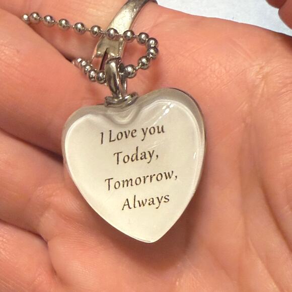 Sister Heart Shaped Double Sided Pendant - Picture 4 of 6